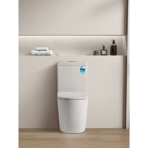 VITO TAHLIA TORNADO BACK TO WALL TOILET SUITE GLOSS WHITE