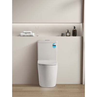 VITO TAHLIA TORNADO BACK TO WALL TOILET SUITE GLOSS WHITE