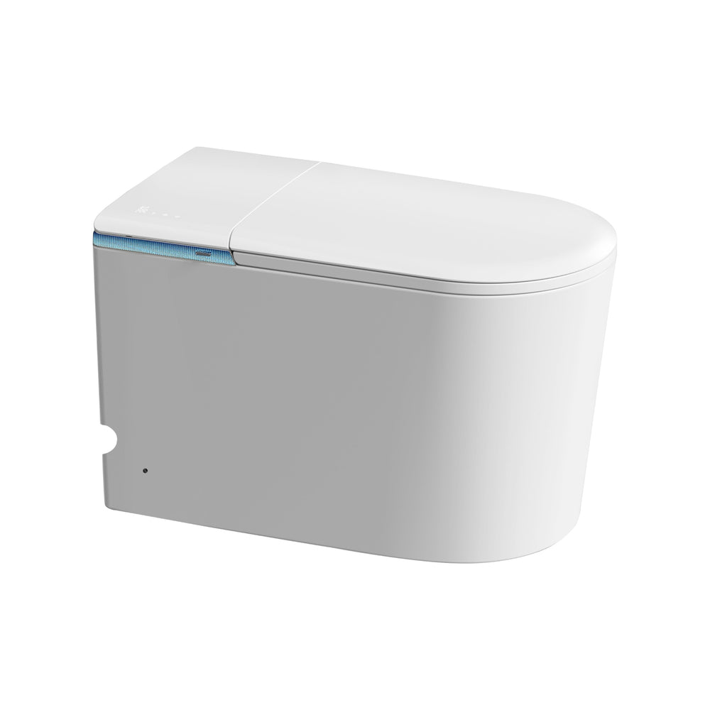 VITO VESSO SMART INTEGRATED TOILET WITH REMOTE CONTROLLED BIDET GLOSS WHITE