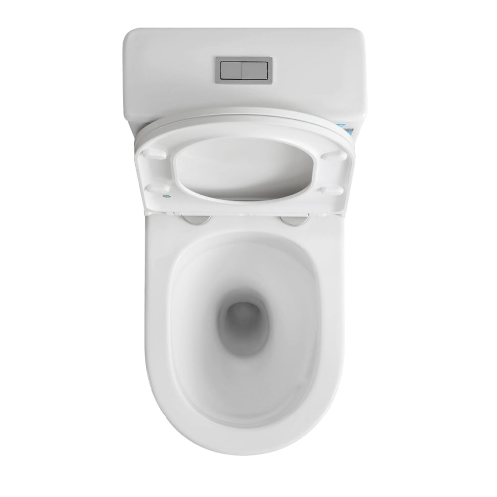 VITO DUNE RIMLESS BACK TO WALL TOILET SUITE GLOSS WHITE