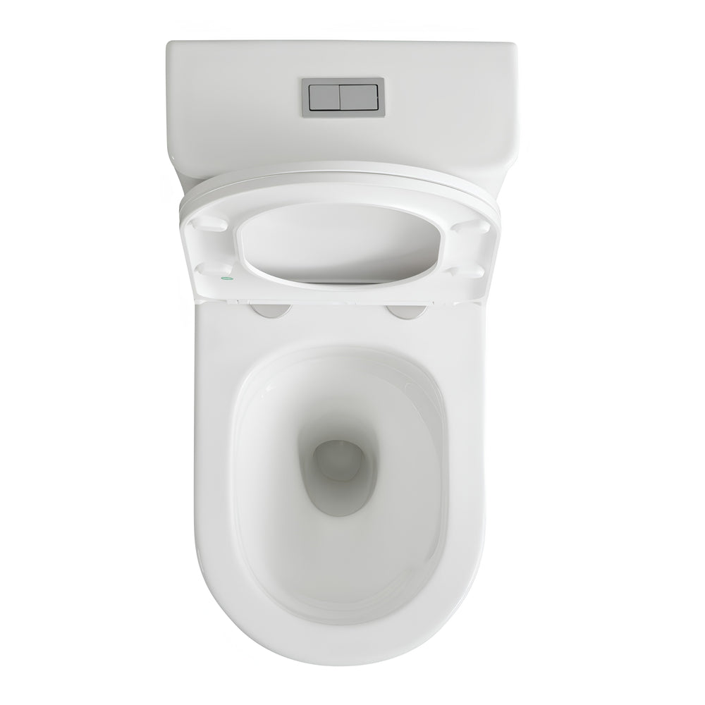 VITO NOVA RIMLESS BACK TO WALL TOILET SUITE GLOSS WHITE