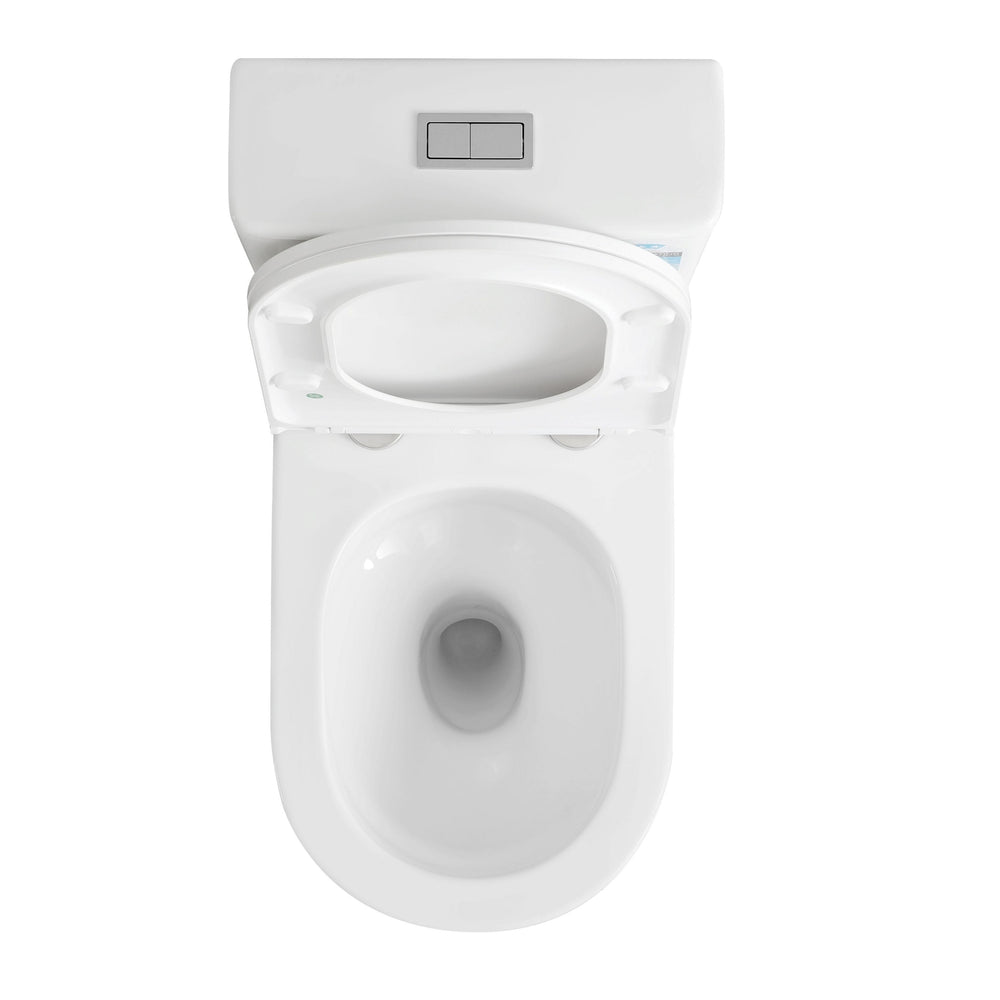 VITO LUMIA RIMLESS BACK TO WALL TOILET SUITE GLOSS WHITE