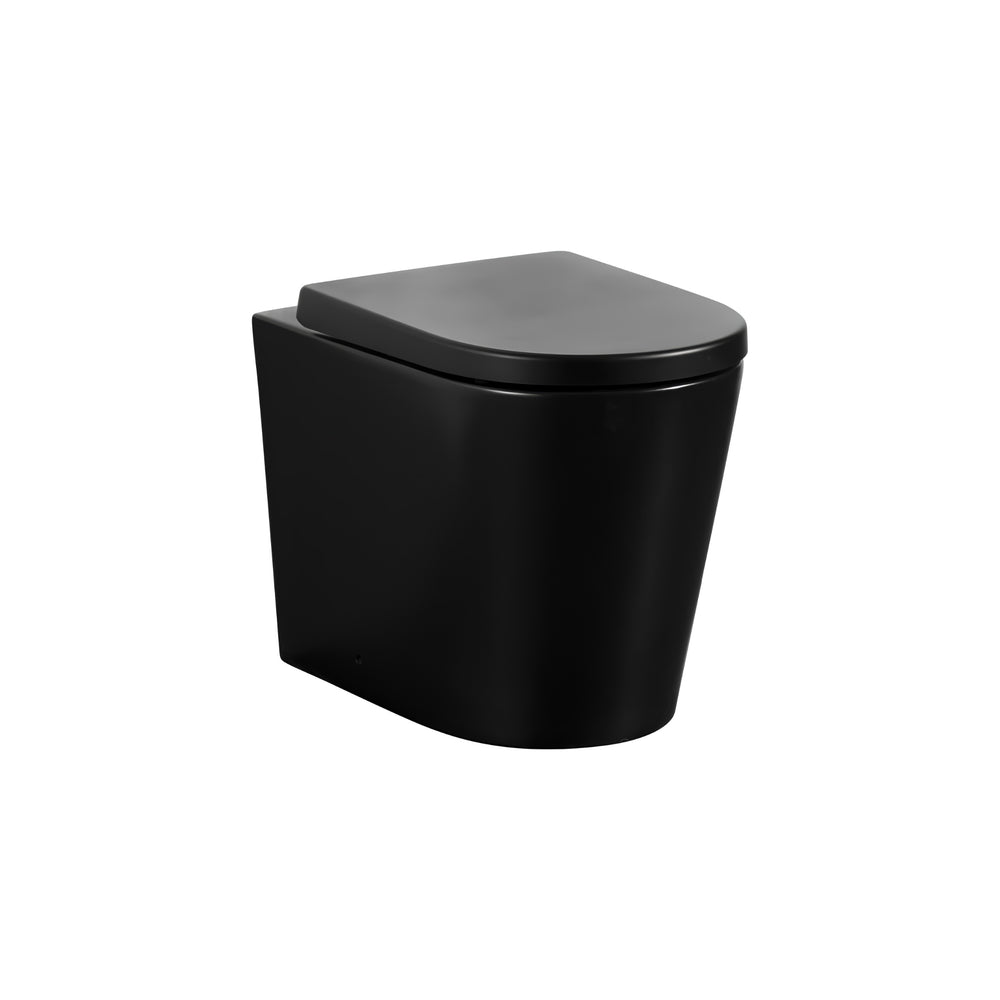 VITO JILL RIMLESS WALL FACED TOILET PAN MATTE BLACK