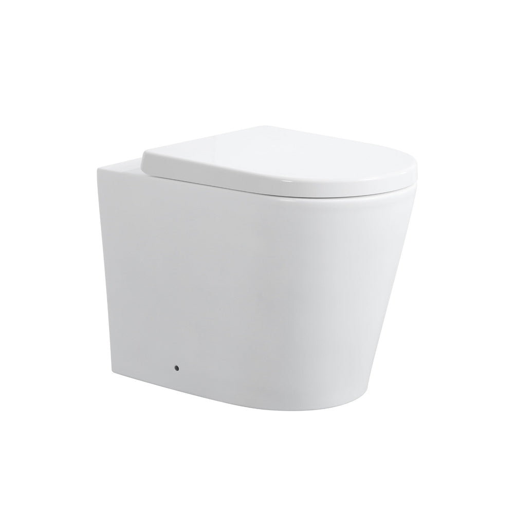 VITO JILL RIMLESS WALL FACED TOILET PAN MATTE WHITE