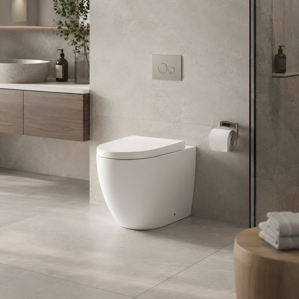 VITO VEX TORNADO WALL FACED TOILET PAN GLOSS WHITE