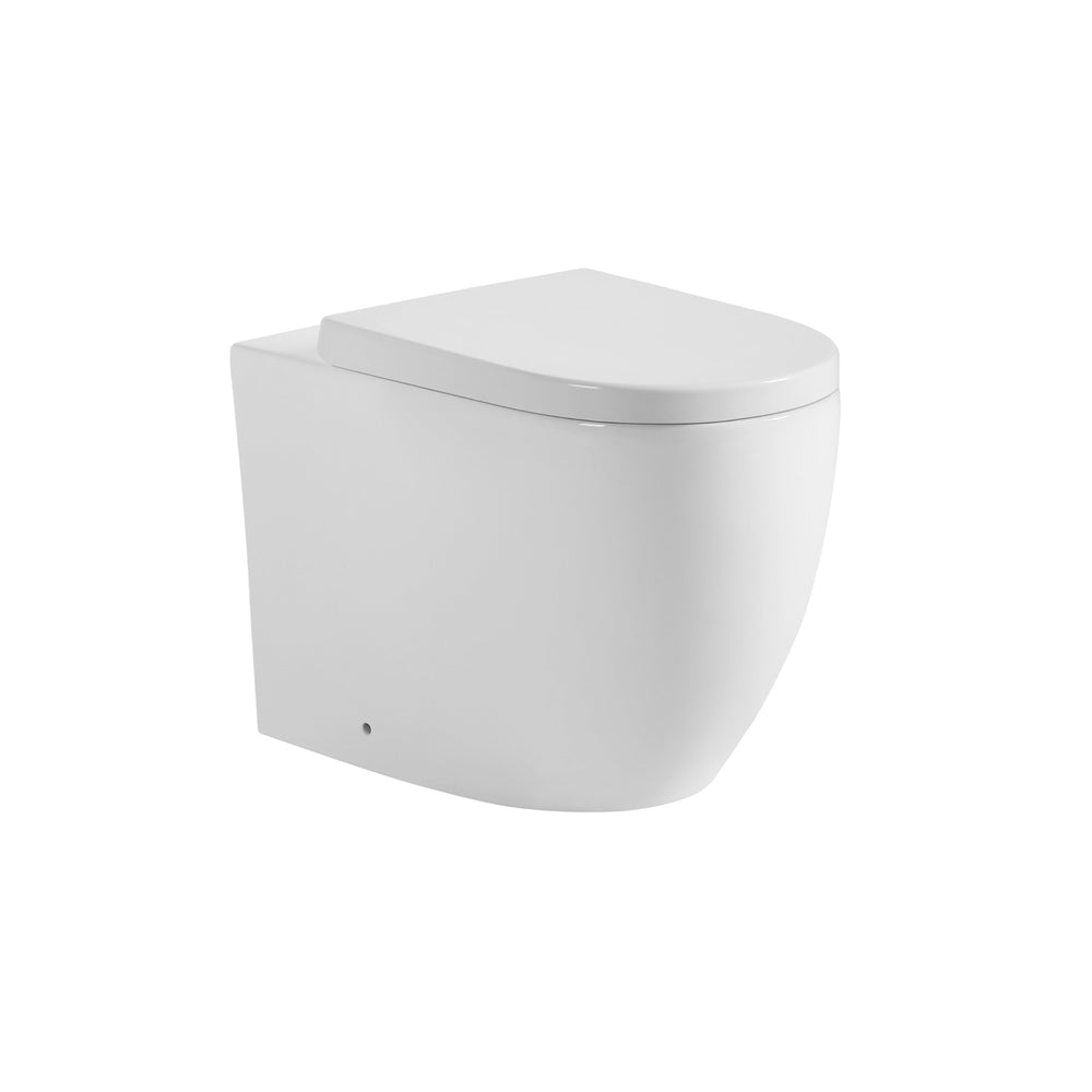 VITO VEX TORNADO WALL FACED TOILET PAN GLOSS WHITE