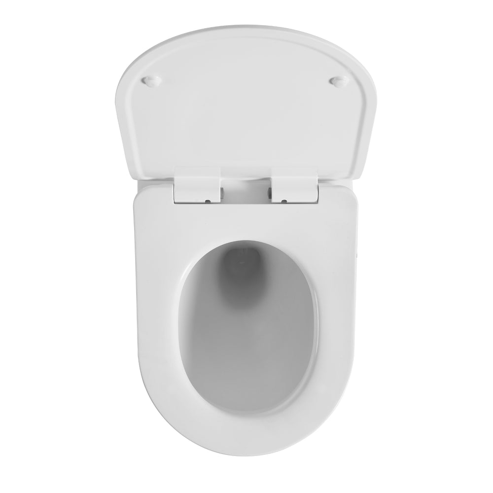 VITO VEX TORNADO WALL FACED TOILET PAN GLOSS WHITE