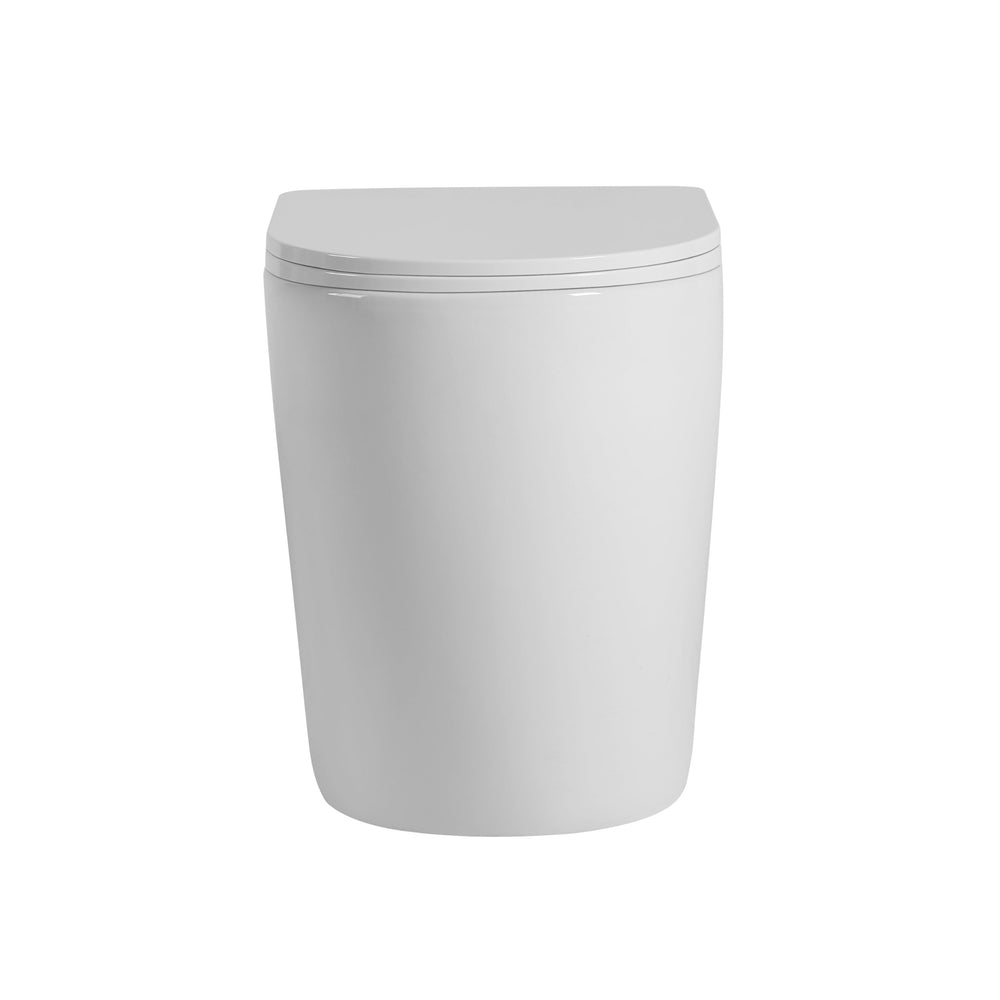VITO SERENO RIMLESS WALL FACED TOILET PAN GLOSS WHITE