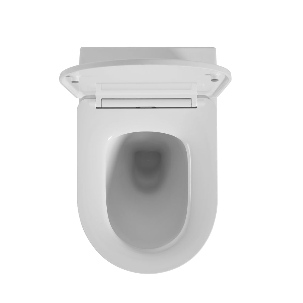 VITO SERENO RIMLESS WALL FACED TOILET PAN GLOSS WHITE