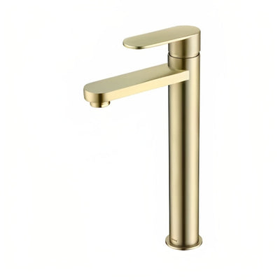 INSPIRE VETTO LEAD-FREE TALL BASIN MIXER BRUSHED GOLD