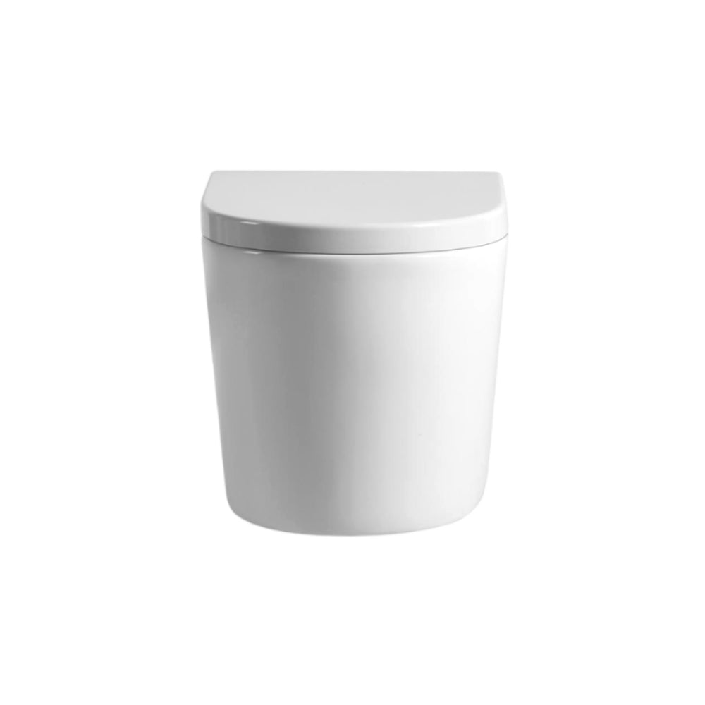 VITO RAINIA RIMLESS WALL HUNG TOILET PAN GLOSS WHITE