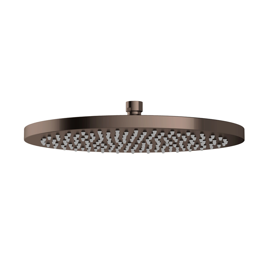 PHOENIX VIVID SHOWER ROSE ROUND 300MM BRUSHED BRONZE
