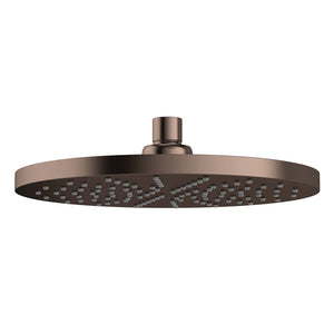 PHOENIX VIVID SHOWER ROSE ROUND 230MM BRUSHED BRONZE