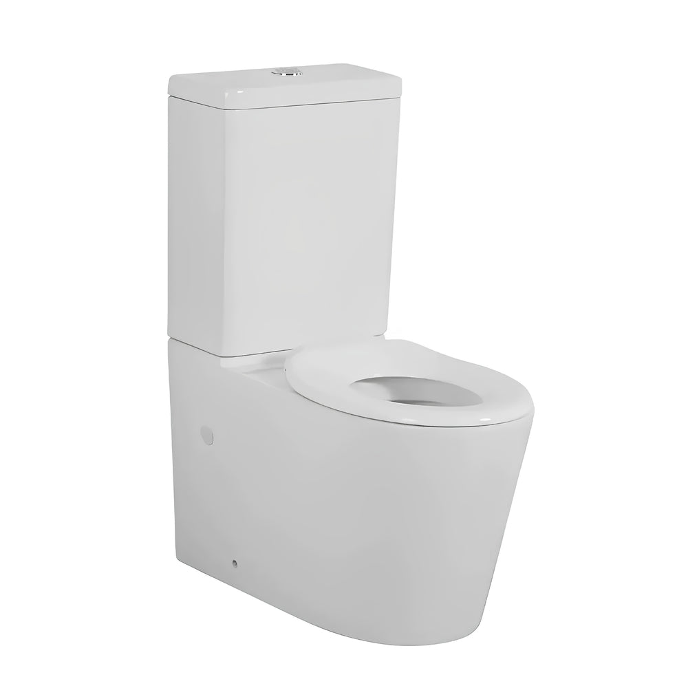 VITO KIMI JUNIOR BACK TO WALL TOILET SUITE GLOSS WHITE