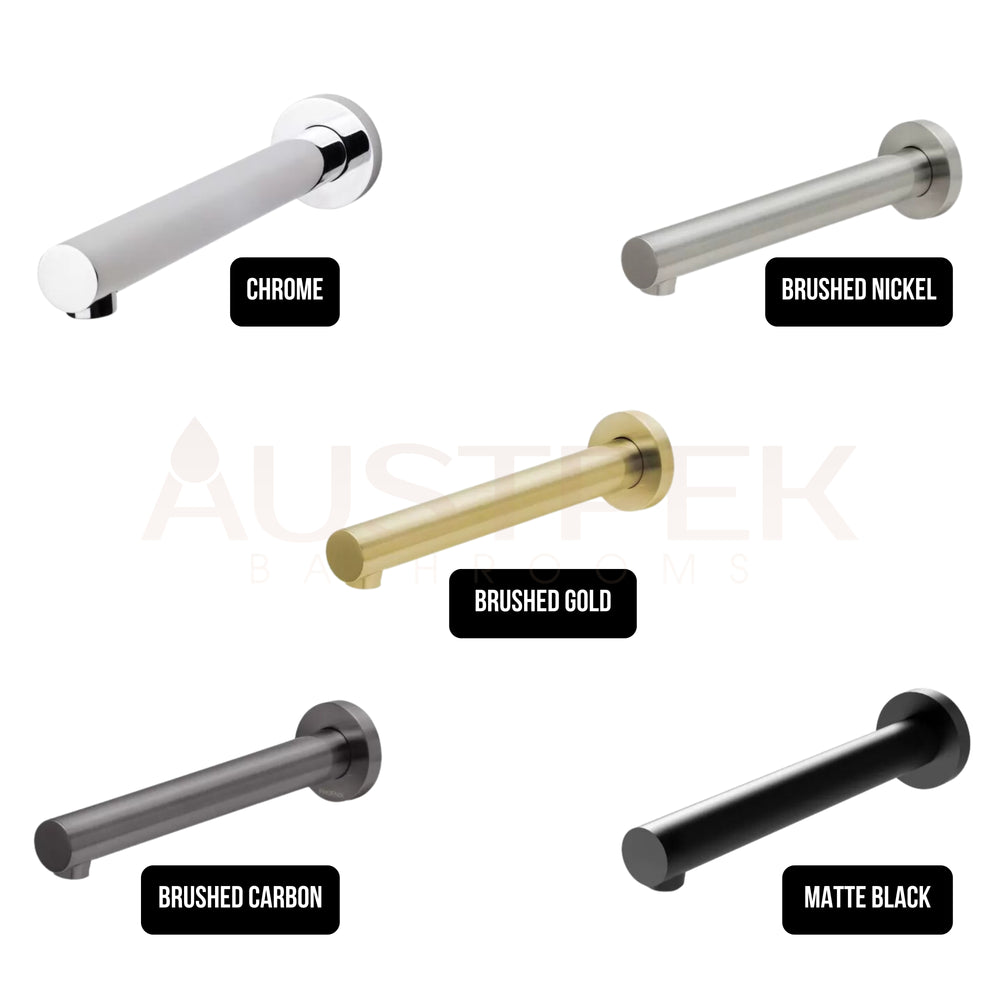 PHOENIX VIVID WALL BATH OUTLET 200MM BRUSHED GOLD