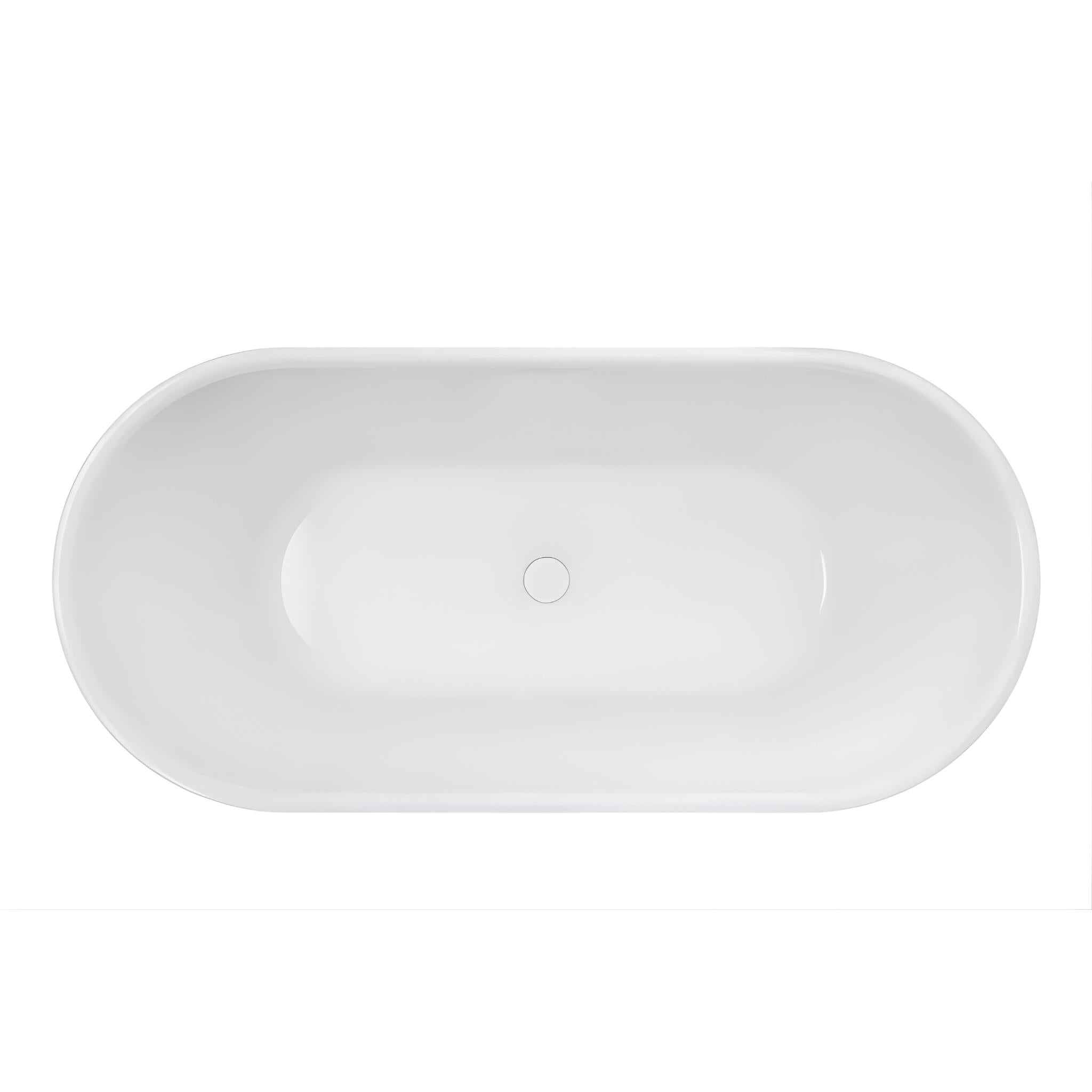 DECINA VALENTINA FREESTANDING BATH GLOSS WHITE (AVAILABLE IN 1500MM AND 1700MM)