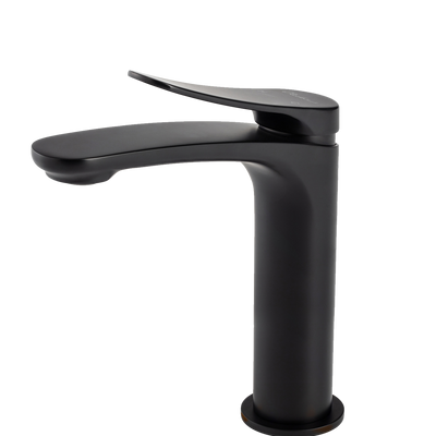 OLIVERI VERONA LEAD FREE BASIN MIXER 194MM MATTE BLACK
