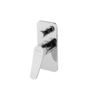OLIVERI VERONA WALL MIXER WITH DIVERTER 180MM CHROME