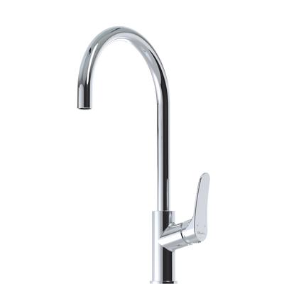 OLIVERI VERONA LEAD FREE GOOSE NECK MIXER 431MM CHROME