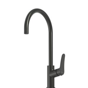 OLIVERI VERONA GOOSE NECK MIXER 431MM GUN METAL