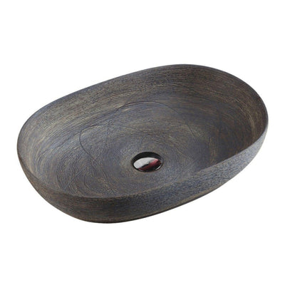 MERCIO VALE OVAL ABOVE COUNTER BASIN NATURAL OAK 585MM