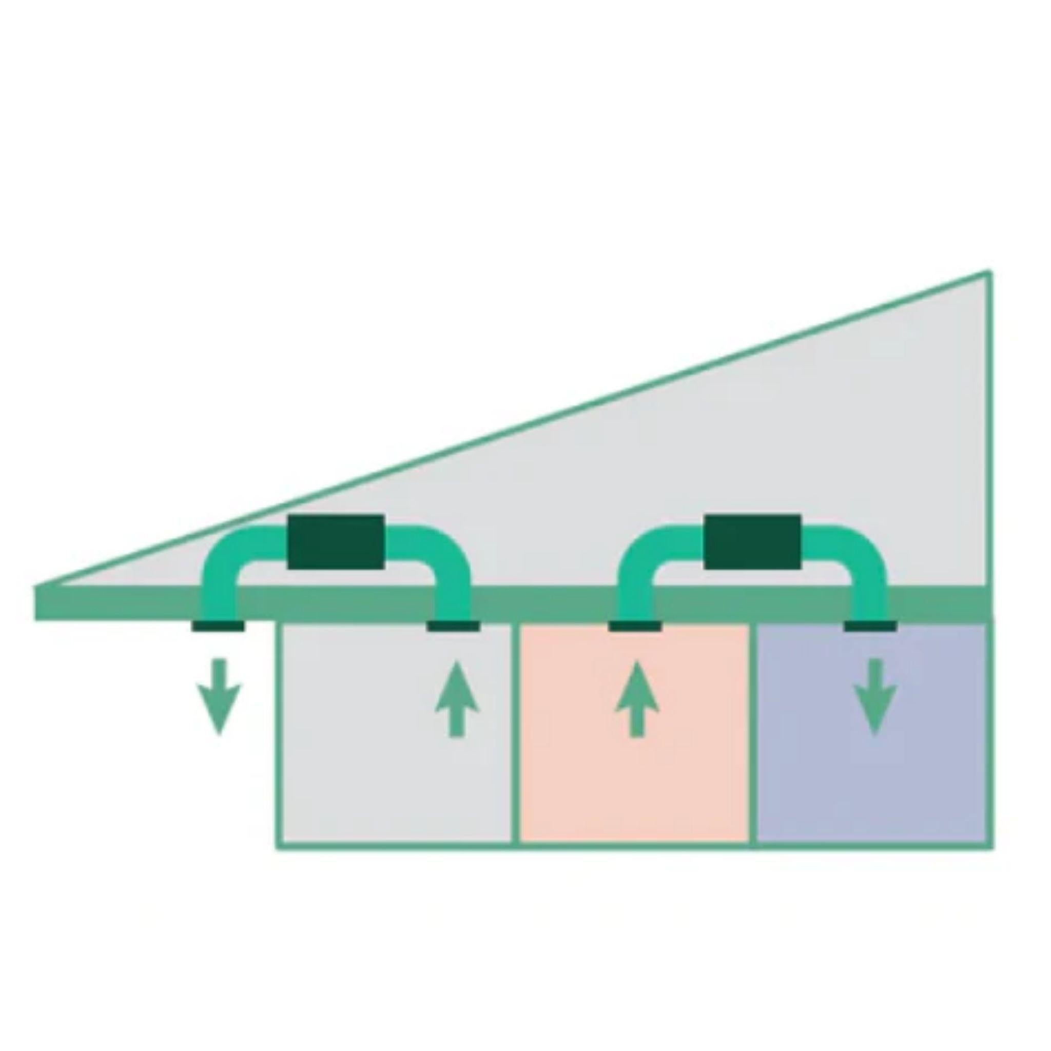 VENTAIR AIR TRANSFER KIT WHITE