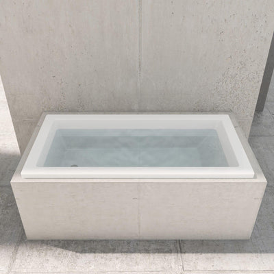 LUKKA VIVA ISLAND BATHTUB GLOSS WHITE 1675MM