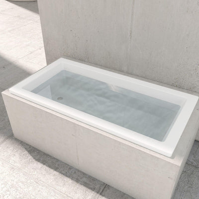 LUKKA VIVA ISLAND BATHTUB GLOSS WHITE 1675MM