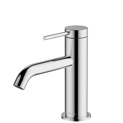 OLIVERI VENICE LEAD FREE CURVED BASIN MIXER 153MM CHROME