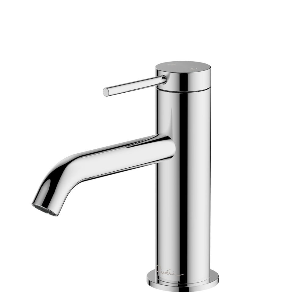 OLIVERI VENICE LEAD FREE CURVED BASIN MIXER 153MM CHROME