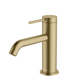 OLIVERI VENICE CURVED BASIN MIXER 153MM CLASSIC GOLD