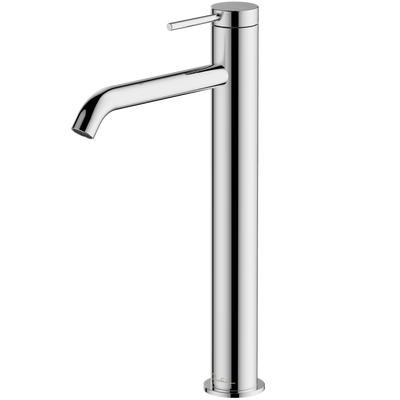 OLIVERI VENICE LEAD FREE CURVED TOWER BASIN MIXER 318MM CHROME