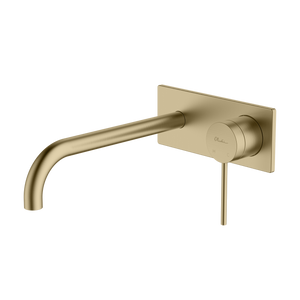 OLIVERI VENICE CURVED WALL MIXER SET CLASSIC GOLD