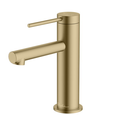 OLIVERI VENICE LEAD FREE STRAIGHT BASIN MIXER 167MM CLASSIC GOLD