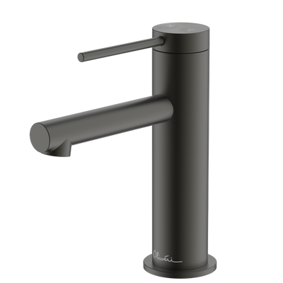 OLIVERI VENICE LEAD FREE STRAIGHT BASIN MIXER 167MM GUN METAL
