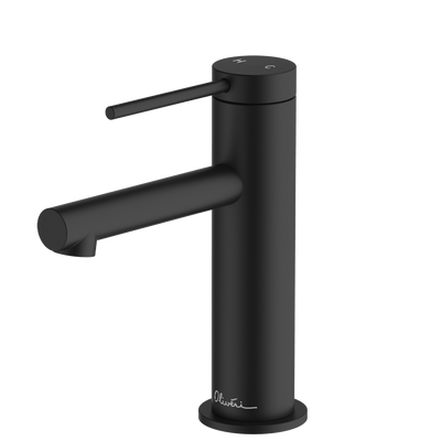OLIVERI VENICE LEAD FREE STRAIGHT BASIN MIXER 167MM MATTE BLACK