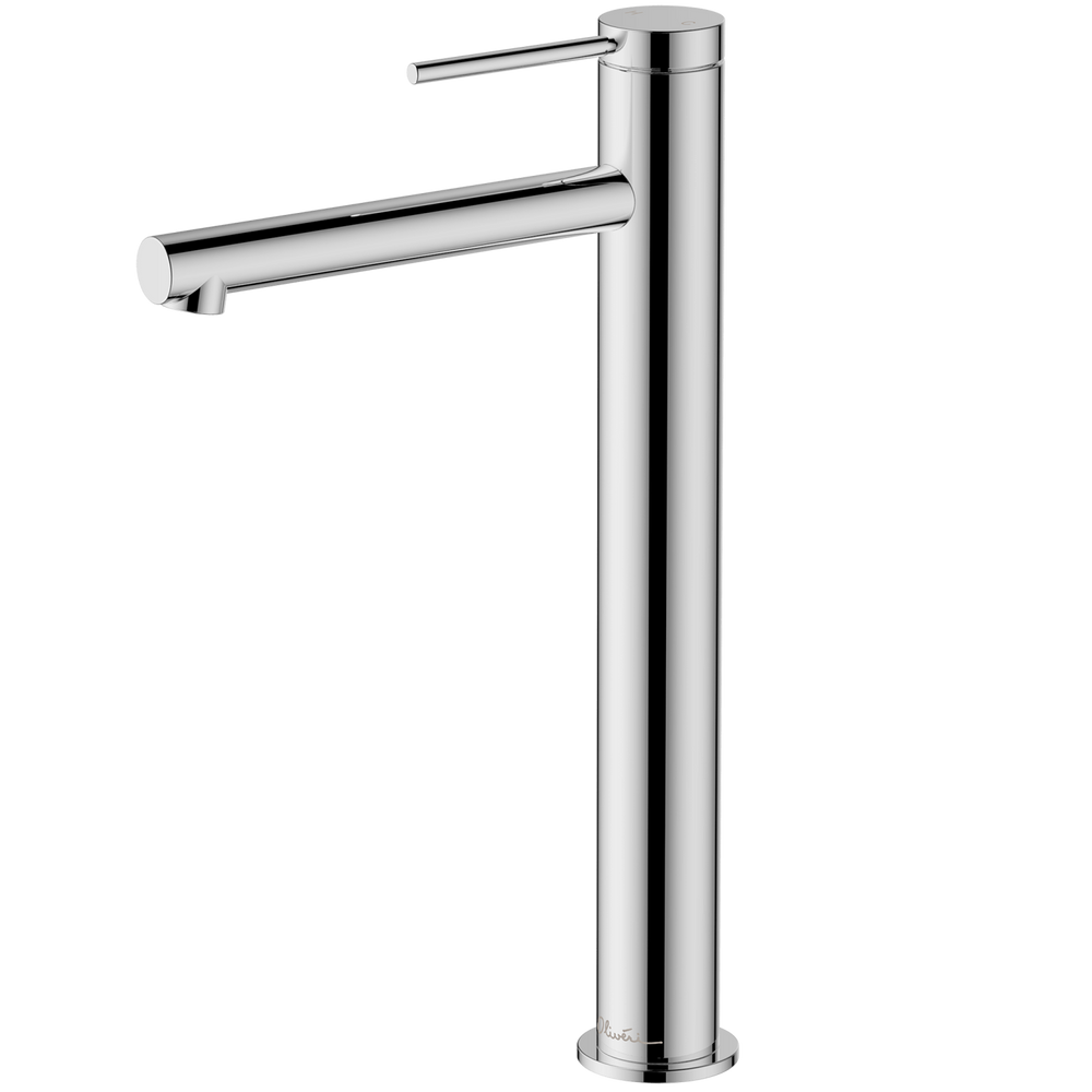 OLIVERI VENICE STRAIGHT TOWER BASIN MIXER 318MM CHROME