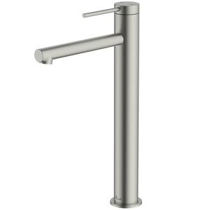OLIVERI VENICE STRAIGHT TOWER BASIN MIXER 318MM BRUSHED NICKEL