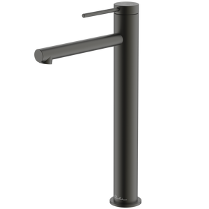 OLIVERI VENICE STRAIGHT TOWER BASIN MIXER 318MM GUN METAL
