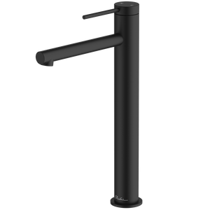 OLIVERI VENICE STRAIGHT TOWER BASIN MIXER 318MM MATTE BLACK