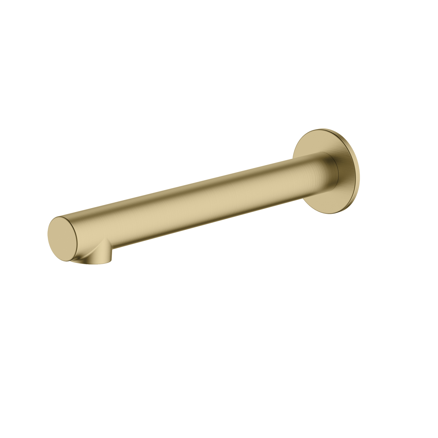 OLIVERI VENICE STRAIGHT WALL SPOUT 200MM CLASSIC GOLD
