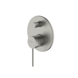 OLIVERI VENICE WALL MIXER WITH DIVERTER 183MM BRUSHED NICKEL