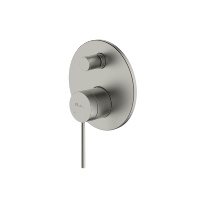 OLIVERI VENICE WALL MIXER WITH DIVERTER 183MM BRUSHED NICKEL