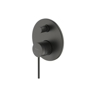 OLIVERI VENICE WALL MIXER WITH DIVERTER 183MM GUN METAL
