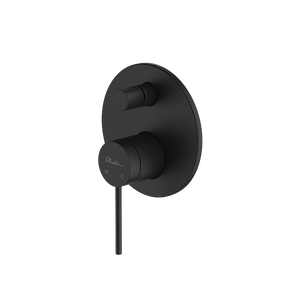 OLIVERI VENICE WALL MIXER WITH DIVERTER 183MM MATTE BLACK