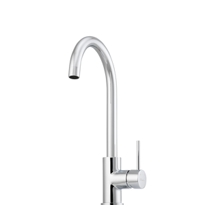 OLIVERI VENICE GOOSE NECK KITCHEN MIXER 362MM CHROME
