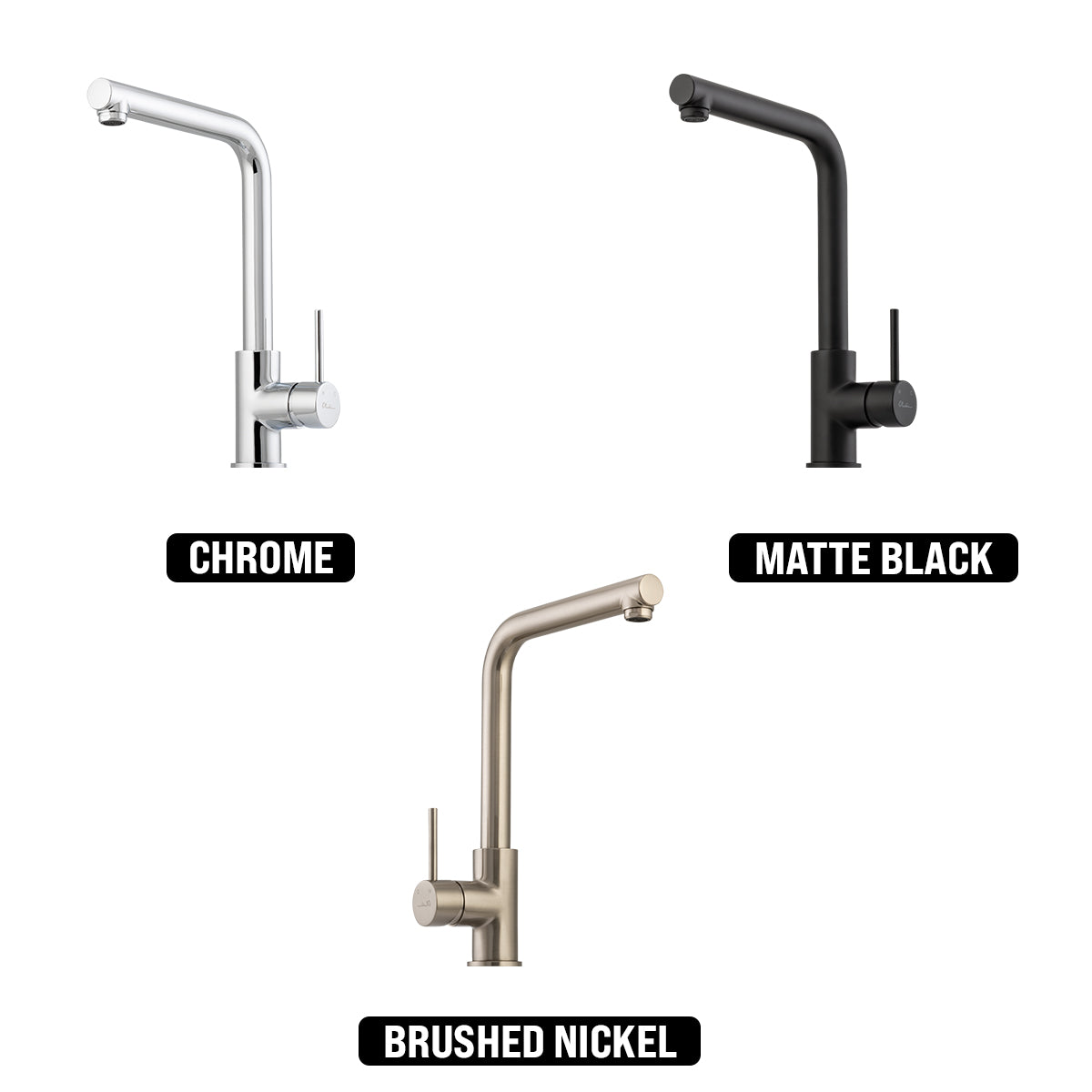 OLIVERI VENICE PULL OUT RIGHT ANGLE KITCHEN MIXER 325MM CHROME