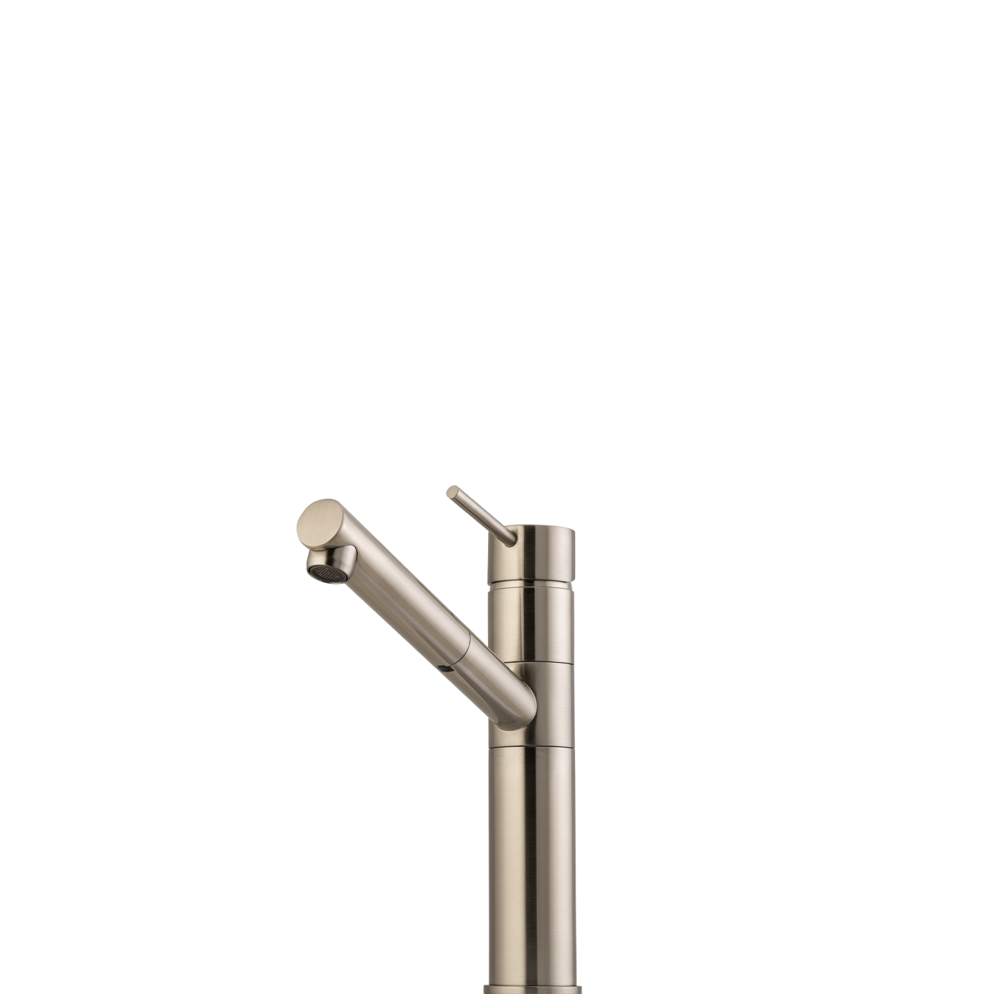 OLIVERI VENICE PULL OUT SWIVEL KITCHEN MIXER 280MM BRUSHED NICKEL