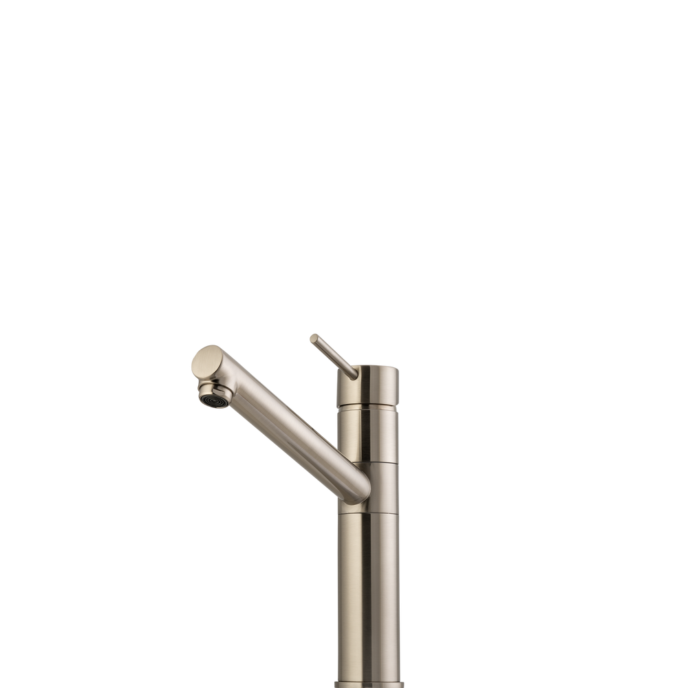 OLIVERI VENICE LEAD FREE SWIVEL KITCHEN MIXER 273MM BRUSHED NICKEL