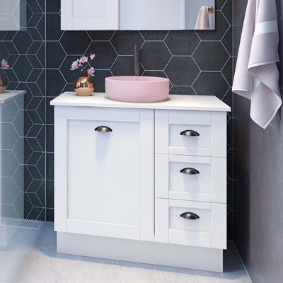 TIMBERLINE VICTORIA CUSTOM FLOOR STANDING VANITY (ALL SIZING)